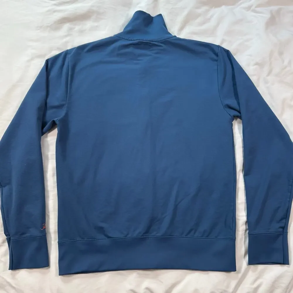 Jack & Jones blue track Jacket Full Zip Soul of a Renegade Mens Jacket Sz Large
